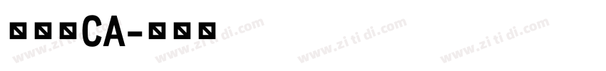 加拿大CA字体转换