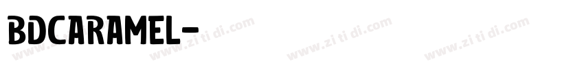 BDCaramel字体转换