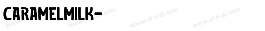 CaramelMilk字体转换