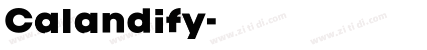Calandify字体转换 Calandify字体转换