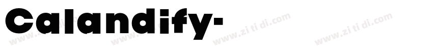 Calandify字体转换 Calandify字体转换