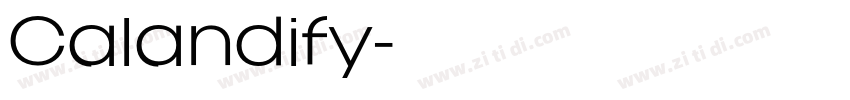Calandify字体转换 Calandify字体转换