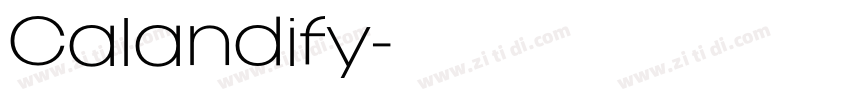 Calandify字体转换 Calandify字体转换