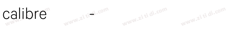 calibre字体下载字体转换