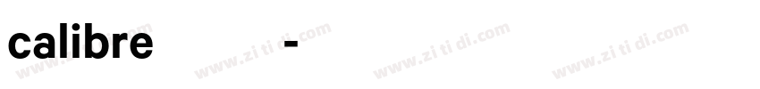 calibre字体下载字体转换