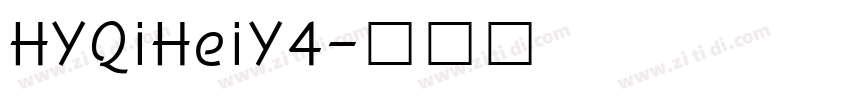 HYQiHeiY4字体转换