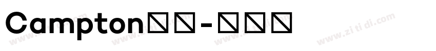 Campton字体字体转换