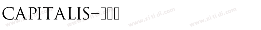 Capitalis字体转换