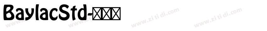 BaylacStd字体转换