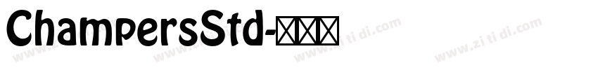 ChampersStd字体转换