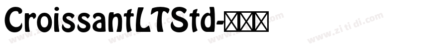 CroissantLTStd字体转换