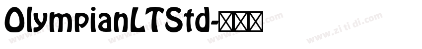 OlympianLTStd字体转换