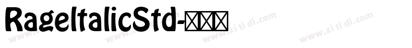 RageltalicStd字体转换