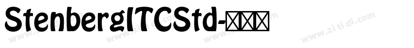 StenbergITCStd字体转换