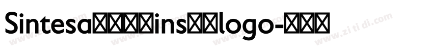 Sintesa时尚连笔ins风格logo字体转换