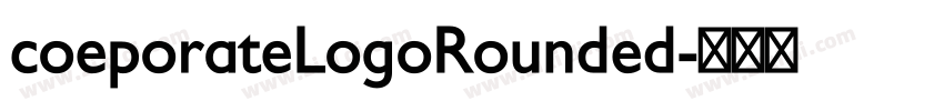 coeporateLogoRounded字体转换
