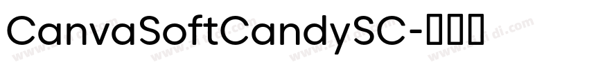 CanvaSoftCandySC字体转换