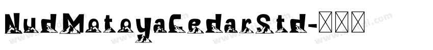 NudMotoyaCedarStd字体转换