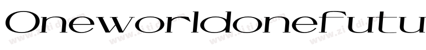 OneworldonefutureExt字体转换