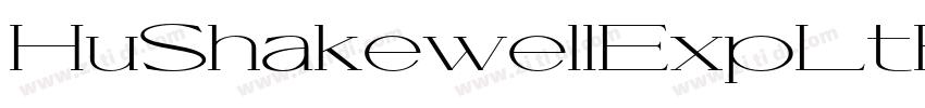 HuShakewellExpLtRegu字体转换