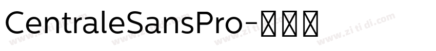 CentraleSansPro字体转换