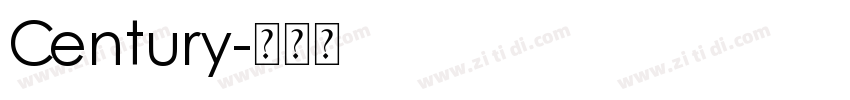 Century字体转换