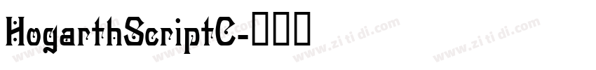 HogarthScriptC字体转换