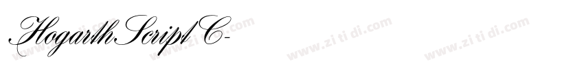 HogarthScriptC字体转换