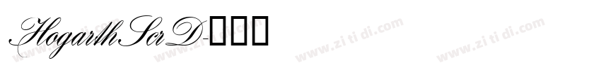 HogarthScrD字体转换
