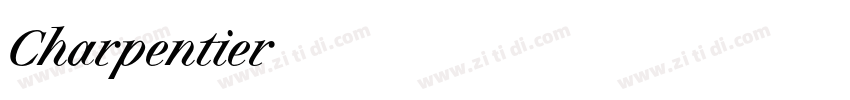 Charpentier字体转换