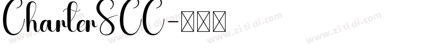 CharterSCC字体转换