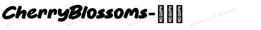 CherryBlossoms字体转换