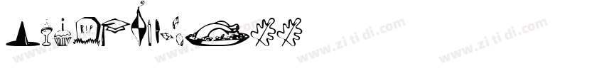 HolidayFree字体转换