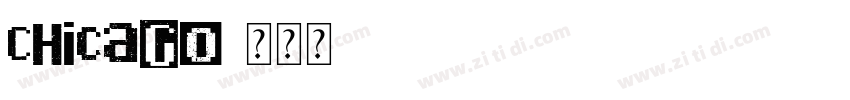 Chicago字体转换