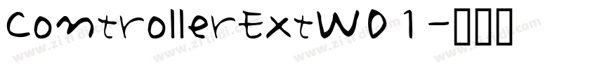ControllerExtW01字体转换