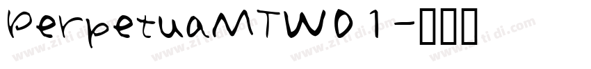 PerpetuaMTW01字体转换