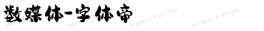 数媒体字体转换