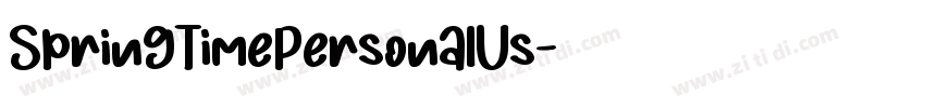 SpringTimePersonalUs字体转换