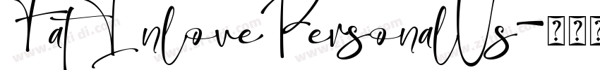 FatInlovePersonalUs字体转换