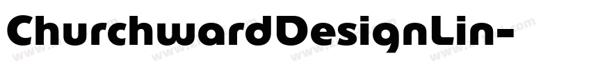 ChurchwardDesignLin字体转换
