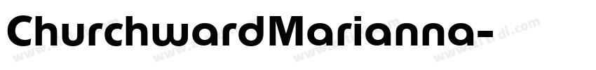 ChurchwardMarianna字体转换