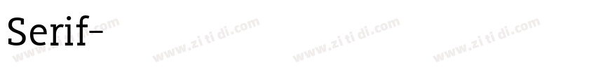 Serif字体转换