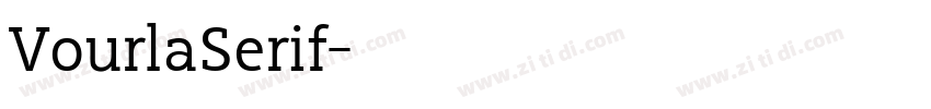VourlaSerif字体转换