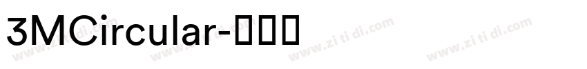 3MCircular字体转换