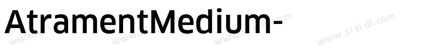 AtramentMedium字体转换