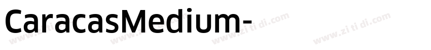 CaracasMedium字体转换