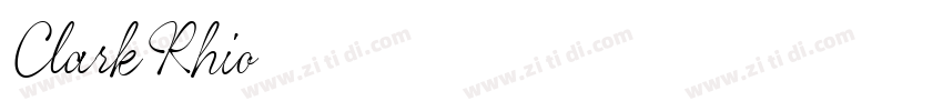 ClarkRhio字体转换
