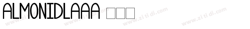 ALmonidlaaa字体转换