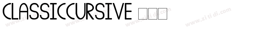 Classiccursive字体转换 Classiccursive字体转换
