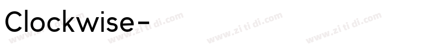 Clockwise字体转换